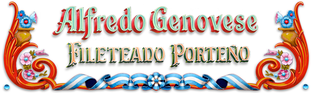 El Fileteado Porteño de Alfredo Genovese Logo
